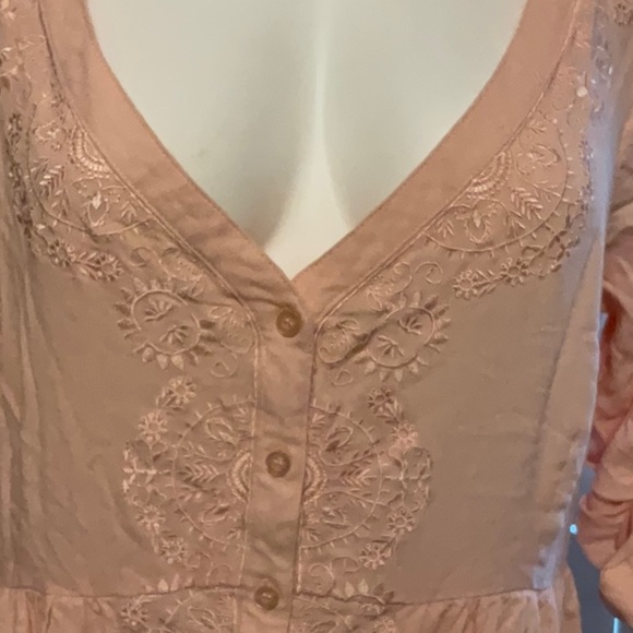 Torrid Pink Cuffed Sleeve Sundress - Picture 2 of 10